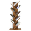 9 Tier Metal Tree Bookshelf Display Shelf Organizer Storage Bookcase Home Office