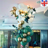 132pcs Baby Shower Balloon Garland Arch Kit 12Ft Retro Latex Air Balloons UK