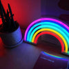 Colourful Rainbow LED Neon Light Stand Wall Bar Lamp Home Nursery Children Room