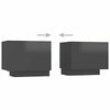 Modern TV Unit Cabinet Stand High Gloss Doors 200cm with LED Lights Drawers