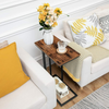 C Shaped End Table Sofa Side Table Coffee Table Wooden Living Room