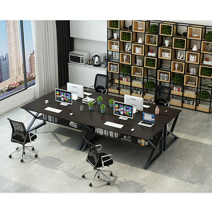 Computer Desk PC Laptop Table Home Office Study Writing Workstation Book Shelf