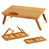 Portable Bamboo Laptop Computer Desk Folding Bed Study Working Table Adjustable