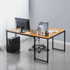 Black Computer Desk L Shape Home Office Desks Large PC Workstation Corner Table