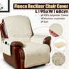 Fleece Chair Seat Sofa Couch Recliner Cover Slipcover Pet Mat Furniture Protect