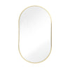 70cm Arched Mirror Industrial Wall Mount Vanity Makeup Bathroom Metal Gold Frame