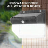 262 LED Solar Powered PIR Motion Sensor Light Bright Outdoor Garden Wall Lights