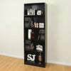 5 Tier Wooden Black Home/Office Bookcase Storage Display Unit Shelving/Cabinet
