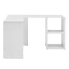 L-shaped Computer Desk Corner PC Table Workstation Home Office Study w/ Shelves