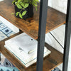 Vintage Ladder Bookcase Shelf Storage Cabinet Shelving Unit Industrial Furniture