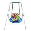 40'' Children Hanging Rope Round Nest Tree Swing Seat Kids Outdoor Garden Toys