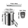 6KG Propane Melting Furnace Kit Melting Furnace Stainless Steel 2700℉