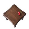 Wooden Small Stool Square Footstool Step Stool Home Children Seat Vintage Chair