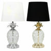 Touch Table Lamp Clear Glass Pineapple Design Modern Lighting LED Light Bulb