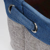 3/6Pcs Storage Baskets Foldable Linen Fabric w/ Handle Toy Clothes Organizer Box