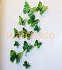 12pcs 3D Butterfly Wall Stickers Art Decals Home All Room Decorations Decor Kids