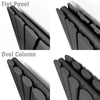 Anthracite Designer Radiator Vertical Horizontal Flat Panel Oval Column Rads