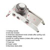 18 in 1 Stainless Steel Kitchen Vegetable Fruit Cutter Slicer Adjustable Blades