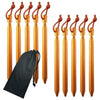 18cm Aluminium Alloy Outdoor Camping Trip Tent Pegs Ground Nail Stakes