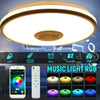 Dimmable 36/60W RGB LED Ceiling Light Bluetooth Music Speaker Lamp APP Control