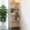 5 Tier Unit White Ladder Wall Shelf Home Storage Display Bookcase Stand Bedroom