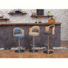2Pcs Breakfast Bar Stools Broadway Vintage High Seat Chair Home Kitchen Pub UK
