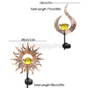 Garden LED Solar Lawn Light Waterproof Outdoor Decor Flame/Sun Flower Shape Lamp