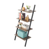 Industrial Ladder Shelf 4 Tier Bookcase Plant Flower Stand Storage Rack