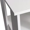 White Office Computer Desk Study PC Writing Gaming Table Home Workstation Shelf