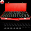 35X 1/2" Deep Reach Impact Sockets Set Metric Drive Garage Workshop Tool 8-32mm