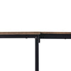 L-shaped Corner Computer Desk Office Workstation Metal Leg Home Table&Stand MDF