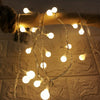 100 LED Globe Ball Outside Garden Lights String Fairy Decor Warm White 33ft