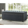 Large Chesterfield Storage Ottoman Bench Box Widnow Seat Stool Bedroom Footstool