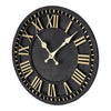 Wall Clock Illuminated / Solid Numerals Silent Retro Chic Decor 12-13inch Clocks