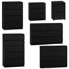 Black Chest Of Drawers Bedroom Furniture Storage Bedside 2 to 8 Draws