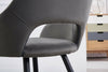 Set of 1/2 Dining Chairs Velvet Upholstered Seat Armchairs with Backrest Kitchen