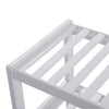 3 TIER NATURAL WHITE BAMBOO SHOE RACK STAND HOLDER STORAGE SHELF UNIT ORGANISER