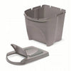 Grey 20 Litre Large Stackable Recycling Sorting Colour Coded Plastic Bins w Lid