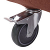 2-in-1 Single Folding Sofa Bed Chair Fabric Sleep Function Holder Pillow Wheels