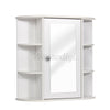 Bathroom Cabinet Cupboard Wall Mounted Storage with Mirror Single Door & Knob UK