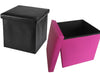 Deluxe PU Padded Foldaway Storage Blanket Toy Box/ Stool seat Soft Padded