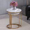 Luxury Marble Tea Coffee Cafe Table Living Room Office Laptop Sofa End Side Desk