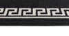 Machine Washable Non Slip Greek Key Kitchen & Hall Runners Rugs Mats Black Grey