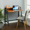 Study Writing Table Bedroom Office Computer Laptop Desk With Shelf Workstation