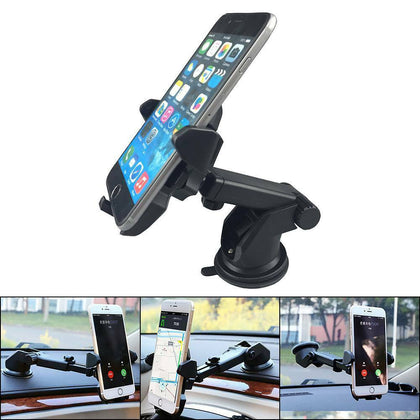 360 Universal Car Windscreen Suction Mount GPS Stand Mobile Phone Holder New UK