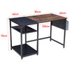 Industrial Style Computer Desk PC Laptop Table Home Office Study Workstation 4FT