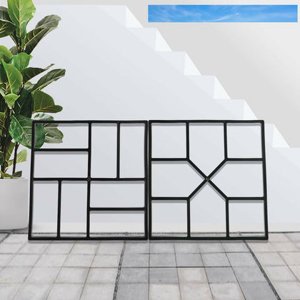 Reusable Garden Paving Pavement Mold Patio Concrete Stone Path Walk Maker