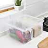 2/4/6 Fridge Box Holder Lid Kitchen Organiser Cupboard Food Storage Container