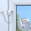 White Window Door Restrictor Safety Locking UPVC Child Baby Security Wire Cable