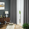 Blackout Curtains Thermal Ready Made Eyelet Ring- Energy Saving + Free Tie Backs